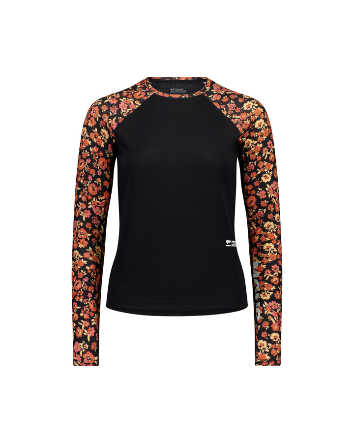 Bella Merino L/S - Ditzy Camo/Black