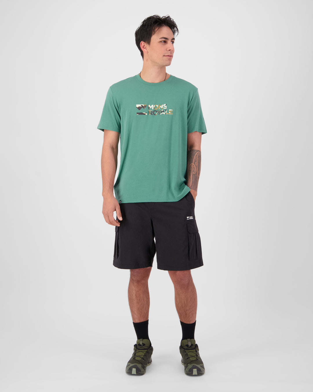 Men's Icon Merino T-Shirt - Deep Jade