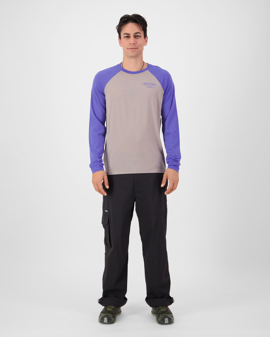 Men's Icon Merino Raglan L/S - Dusk