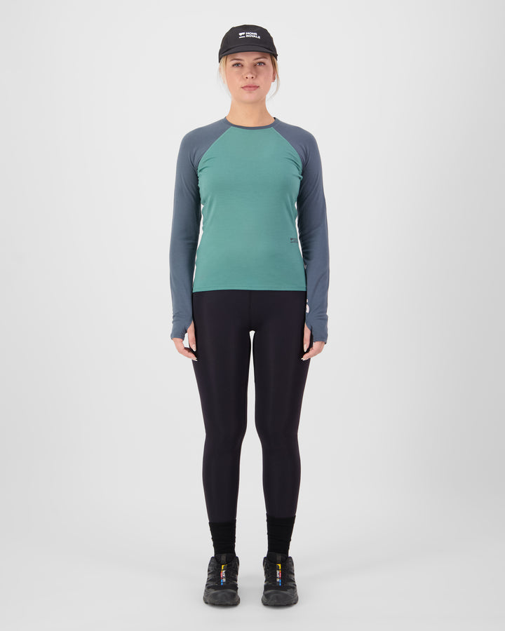 Bella Merino L/S - Deep Jade Dark Cyprus