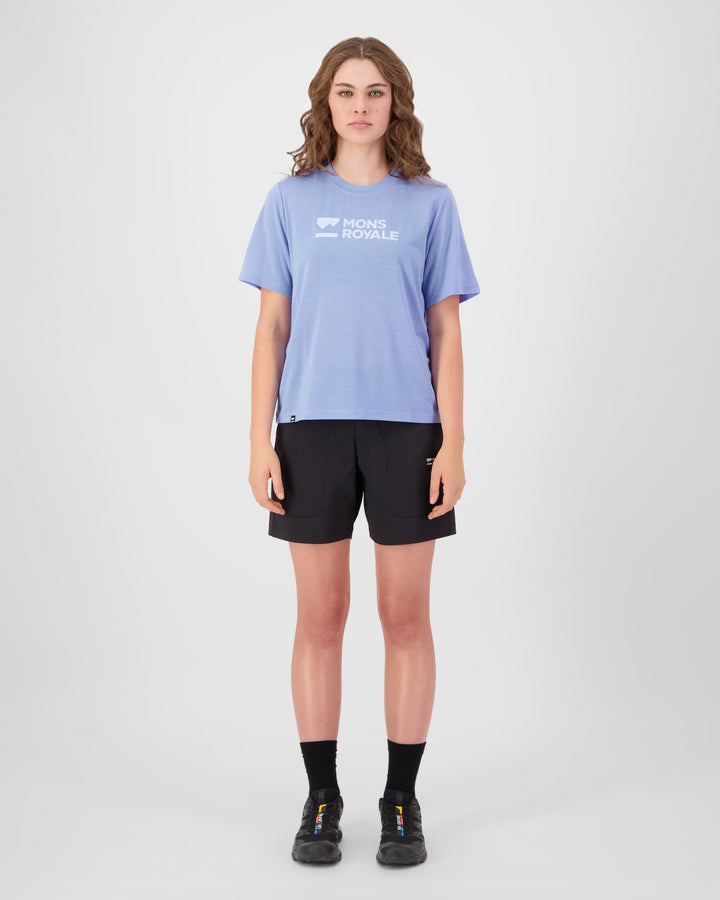 Women's Icon Merino T-Shirt - Moonstone