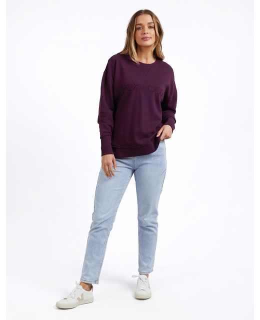 Simplified Crew - Plum