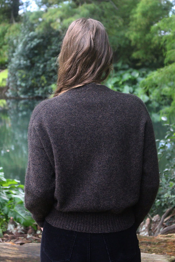 Prime Cardigan - Brown Marl