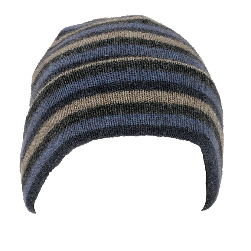 Possum Merino Multi-Stripe Beanie