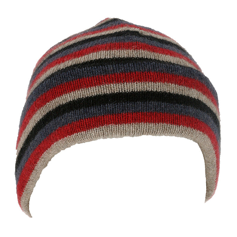 Possum Merino Multi-Stripe Beanie