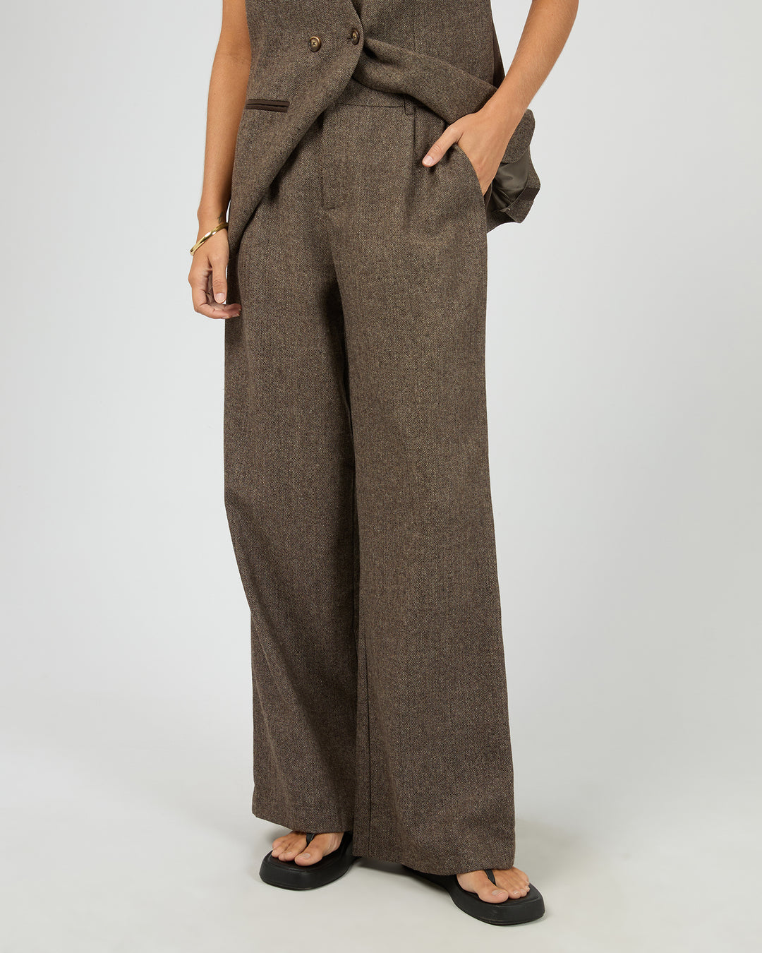 All About Eve | Elodie Pant - Brown - Just Pants