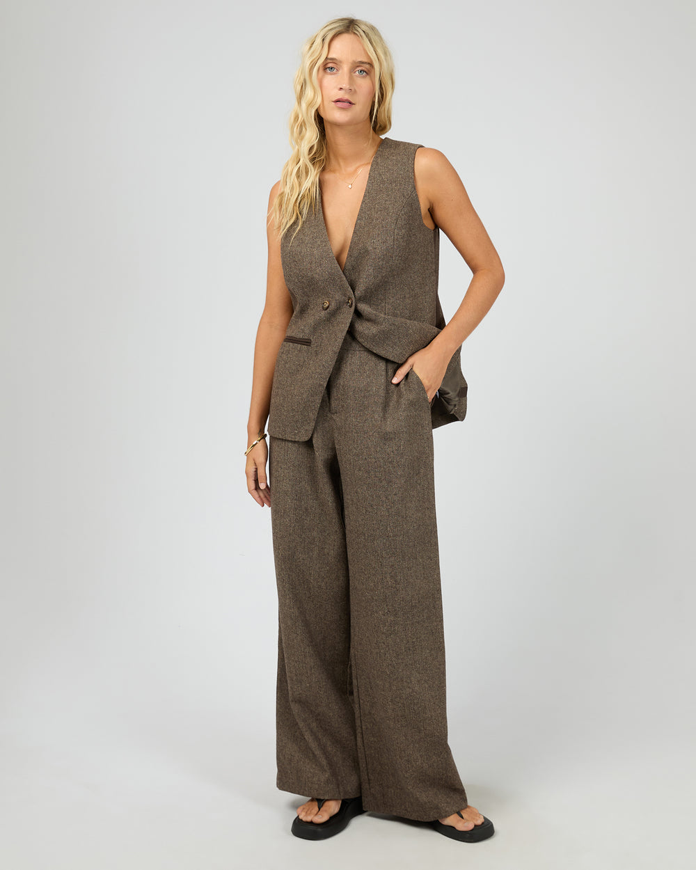 All About Eve | Elodie Pant - Brown