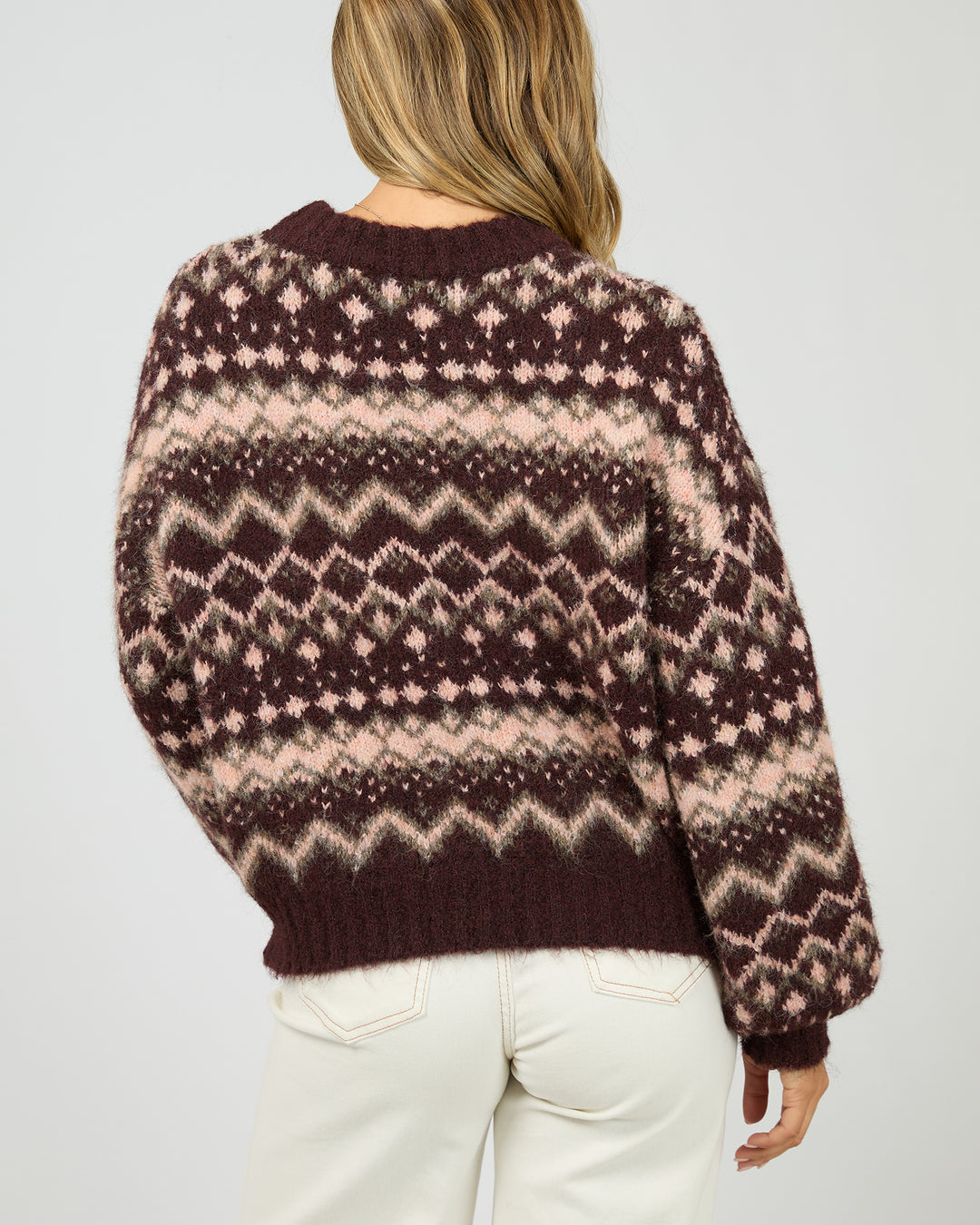 All About Eve | Fair Haven Knit - Multi - Back View