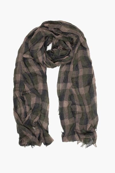 Jackson Check Scarf Pine