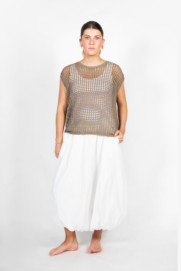 Bubble Skirt - White