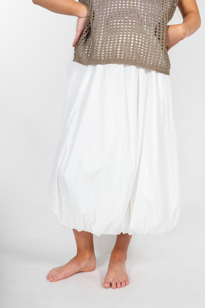 Bubble Skirt - White