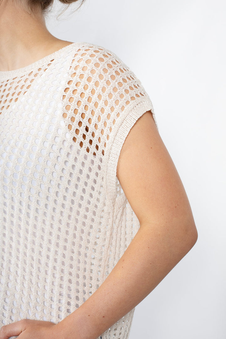 Chelsea Vest - Vanilla Gold