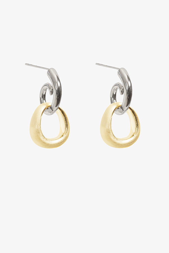 Contrast Drop Earring