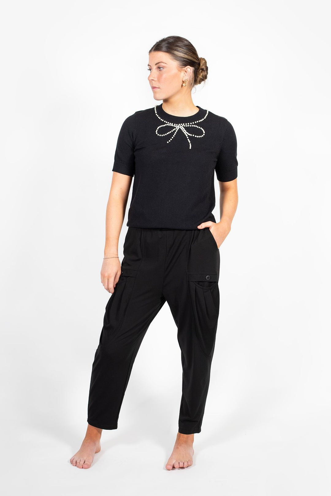 Antler | Bohdi Pant - Black - Front