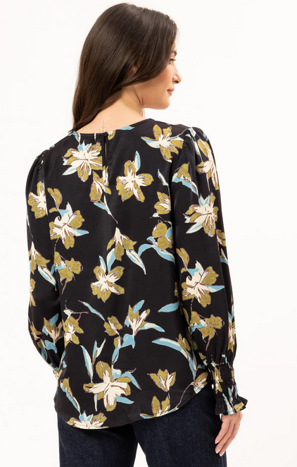 Leila + Luca Union Top in Satin Dream back view