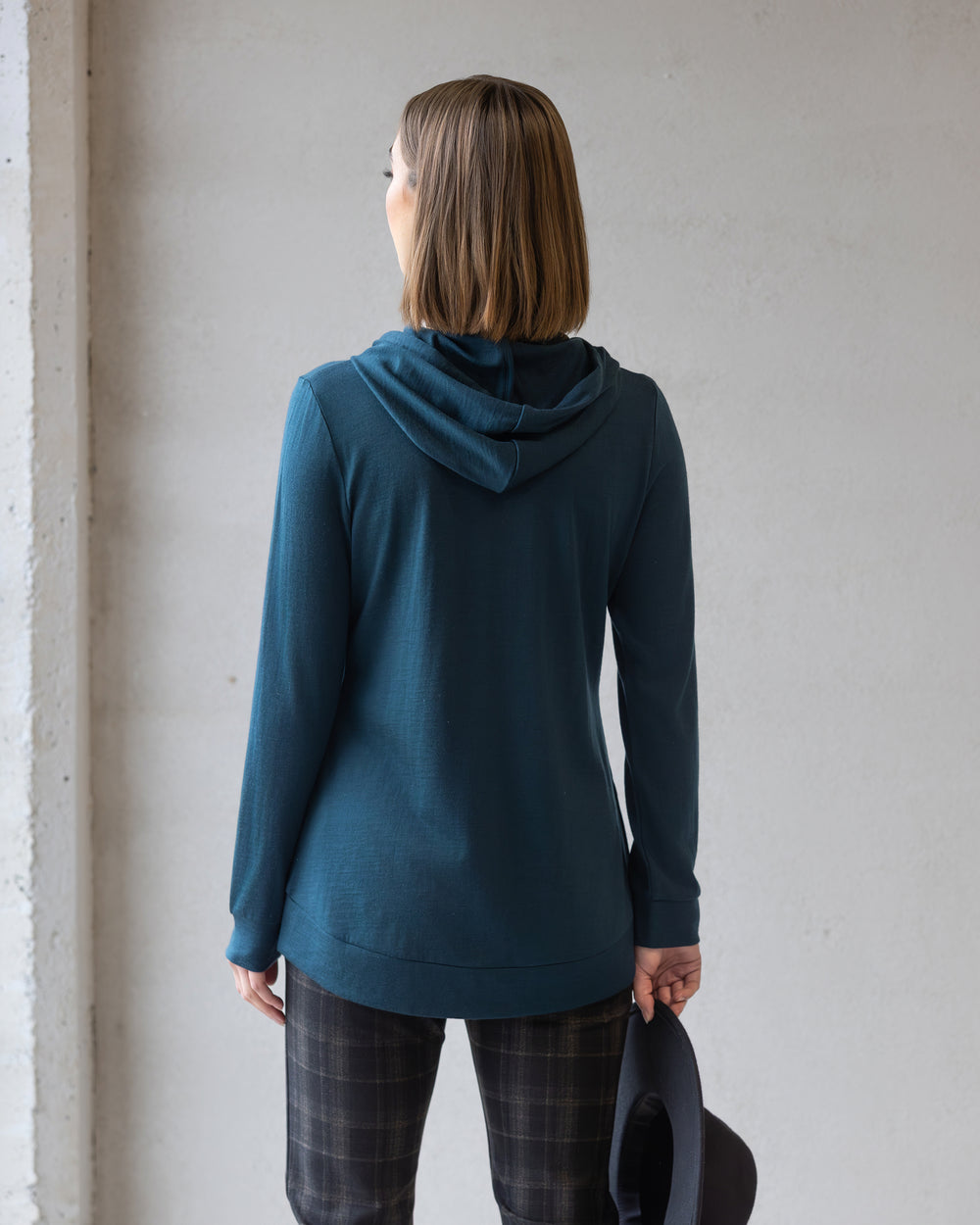 Vassalli Shield Hoodie Dragonfly back view.