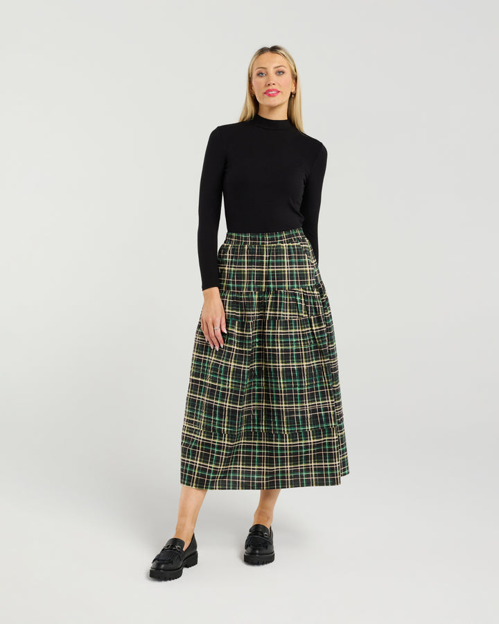 Seduce | Quin Skirt - Ashwood Tartan