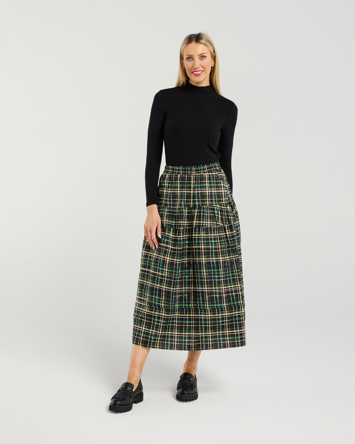 Seduce | Quin Skirt - Ashwood Tartan