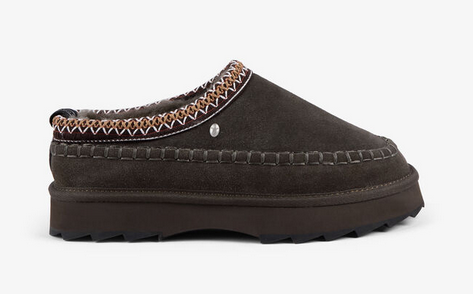 EMU | Sharky Adventure Scuff - Dark Olive - Side View
