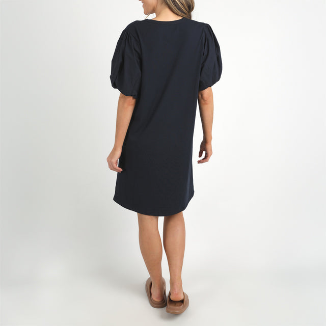 ELM Joy Dress - Black - Back View