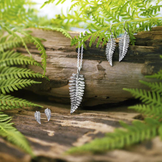 Forest Fern Stud Earring