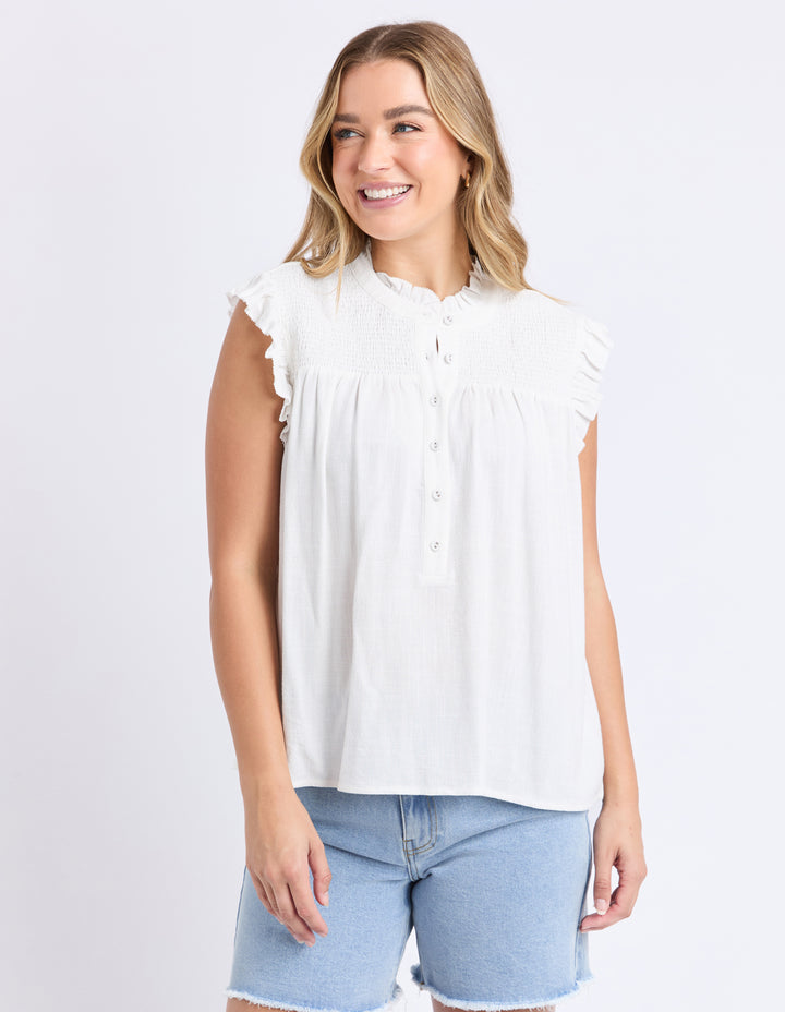 Foxwood Airlie Top White