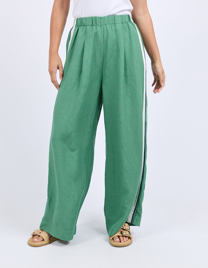  Foxwood Elemental Pants in Green - Front View