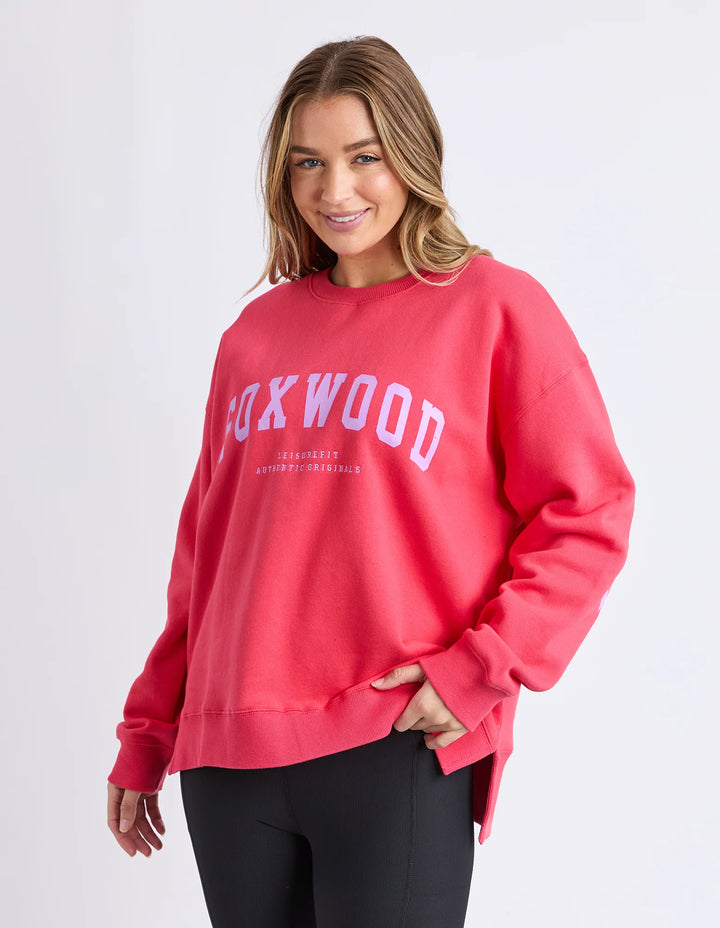 Foxwood | Interval Crew - Rasp/Neon Lilac - Front 