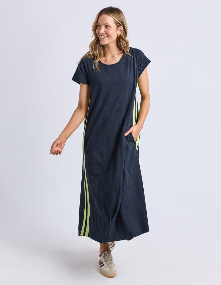 Foxwood Recovery Dress in navy front