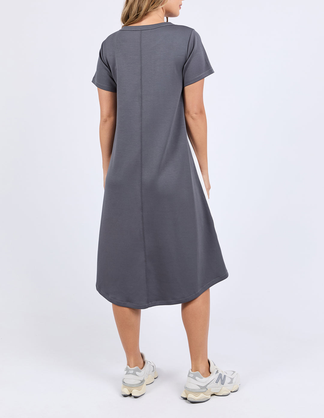 Foxwood Seattle Dress - Charcoal - Back View