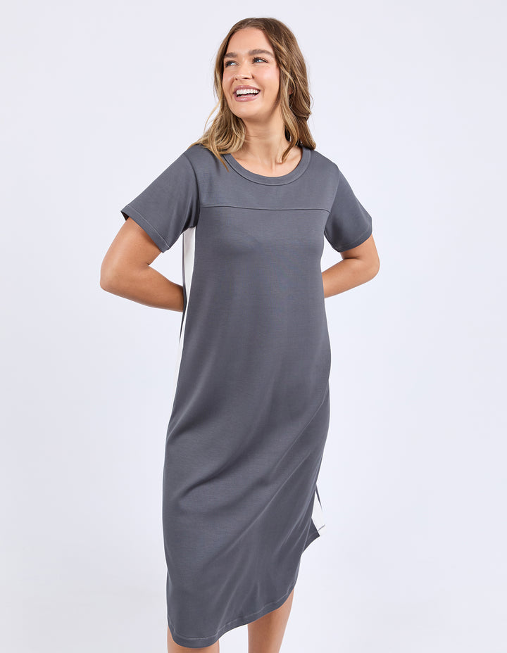 Foxwood Seattle Dress – Charcoal - Front View