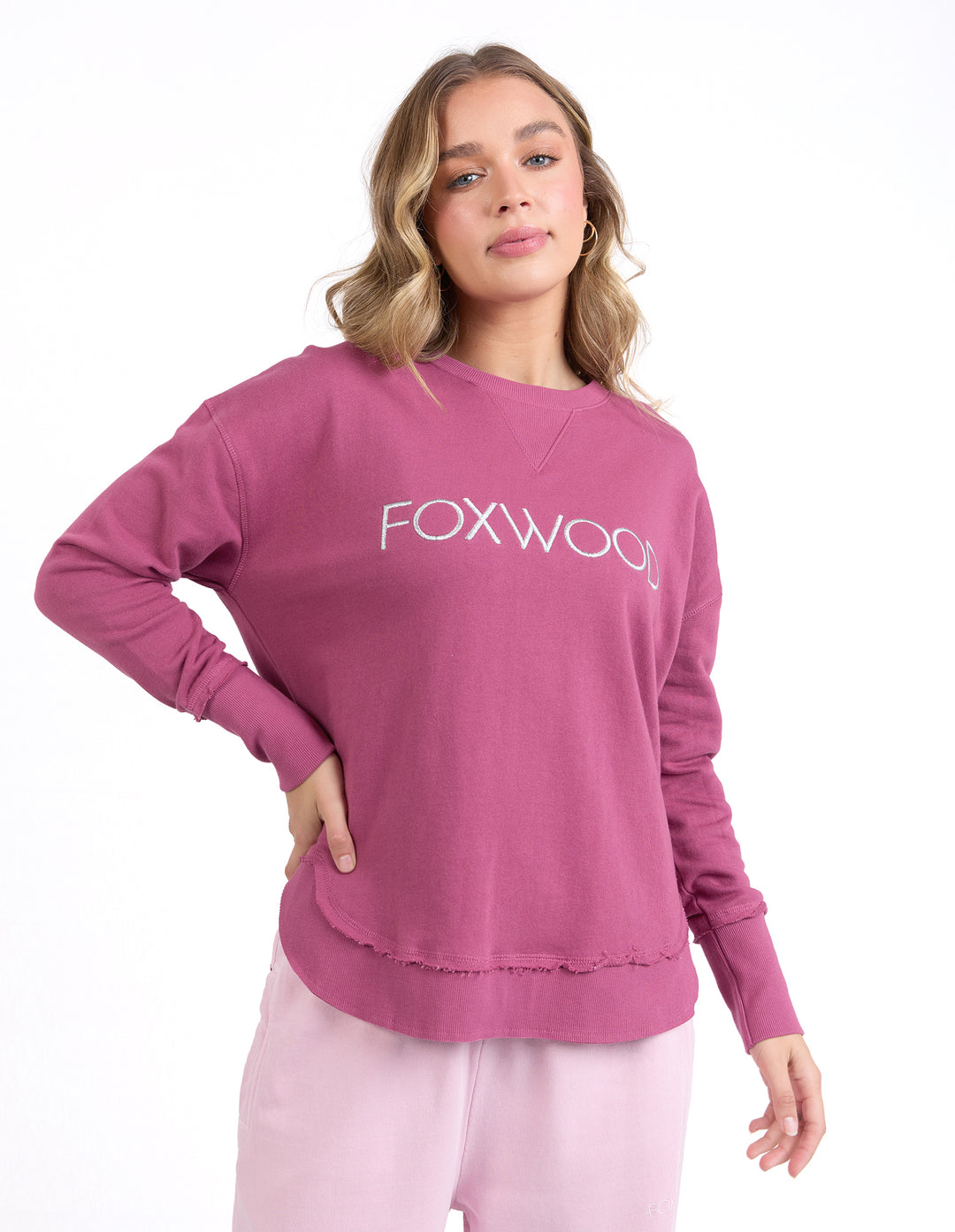 Foxwood Simplified Metallic Crew in Port - Front View