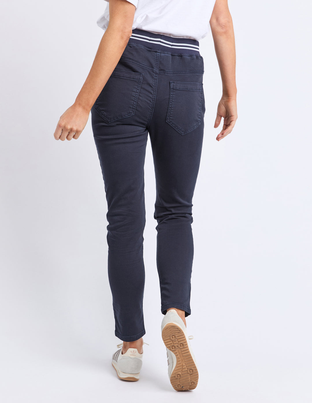 Foxwood Sylvia Jogger in Navy - Back View. 