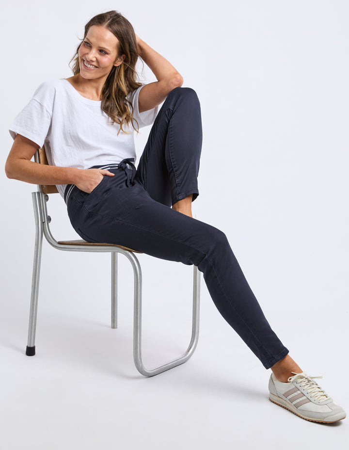 Foxwood Sylvia Jogger (Navy) - Side View