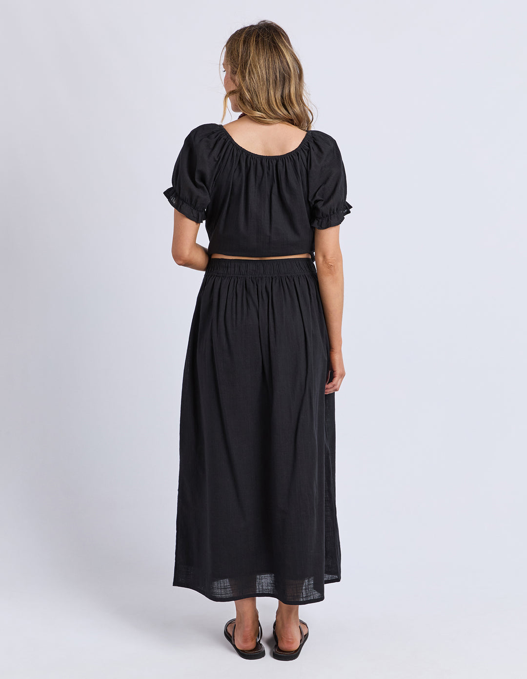 Foxwood Tiana Skirt in Black - Back View