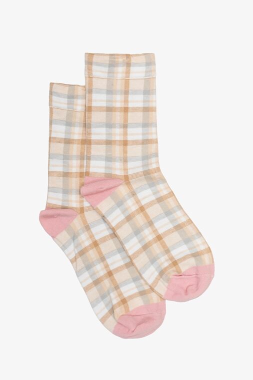 Kiwi Country Peaches and Cream Sock front view