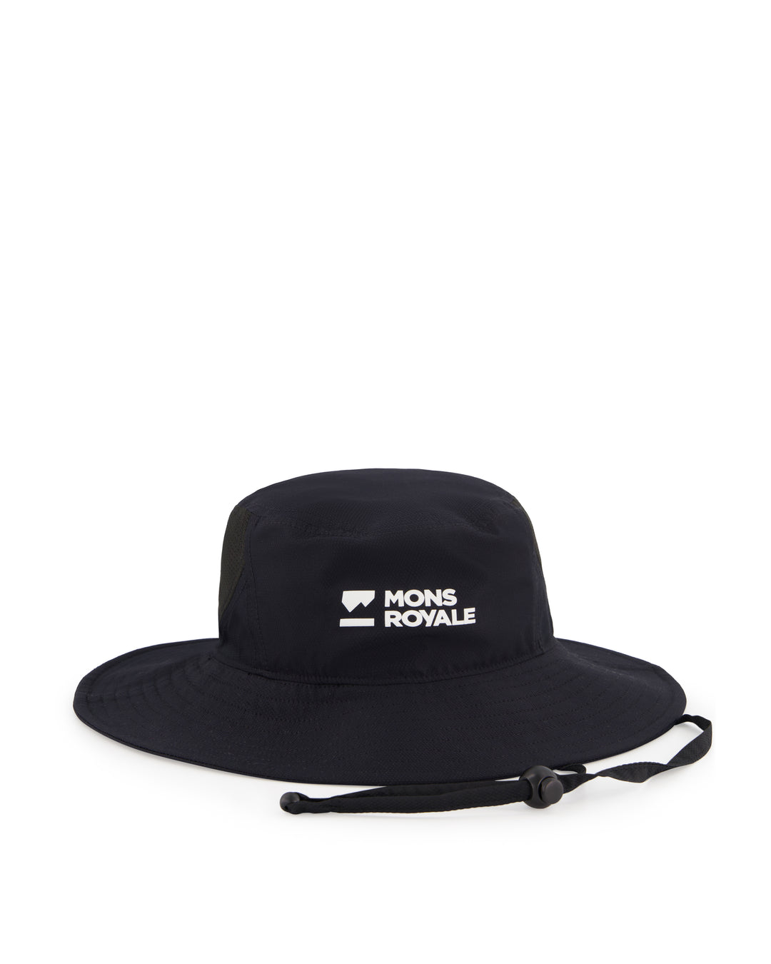 Black Mons Royale Velocity Bucket Hat front view.