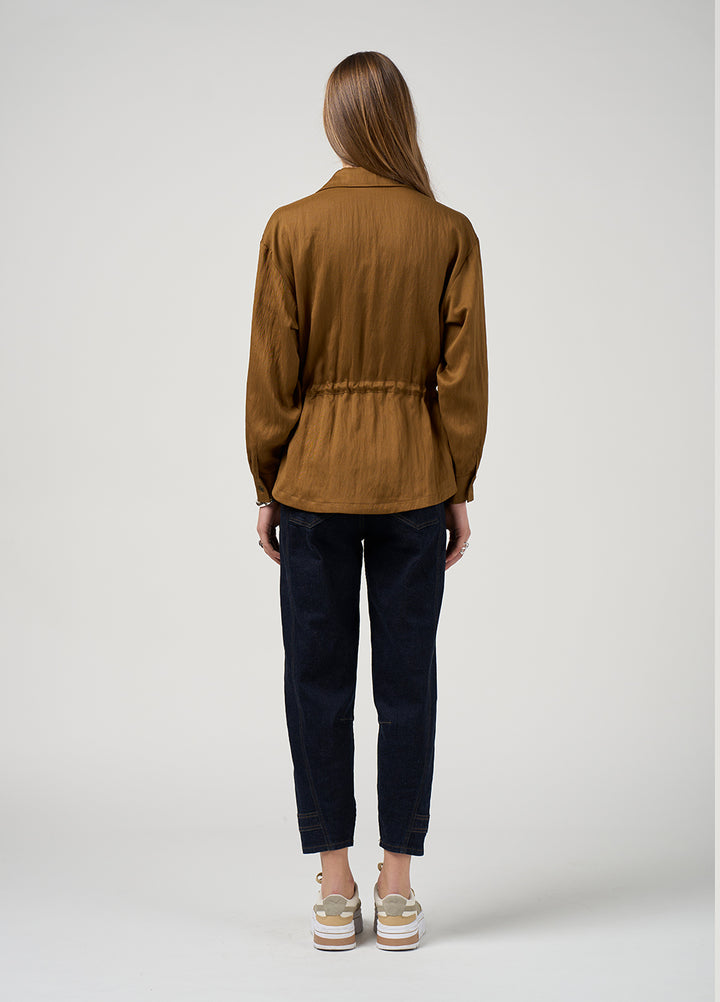 Madly Sweetly Polaris Jacket Bronze back view.