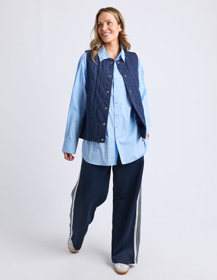 Elm York Pant Classic Navy front view