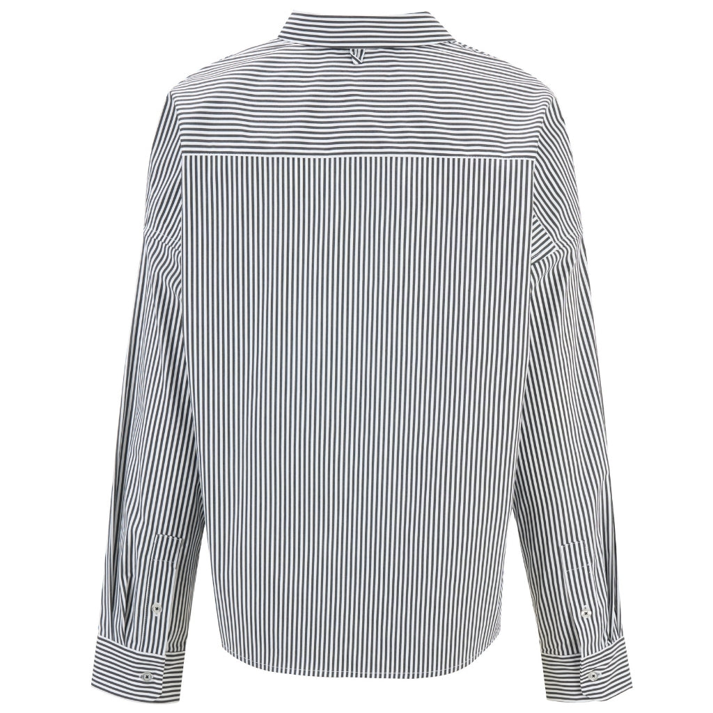 Alex Cropped Shirt - Stripe