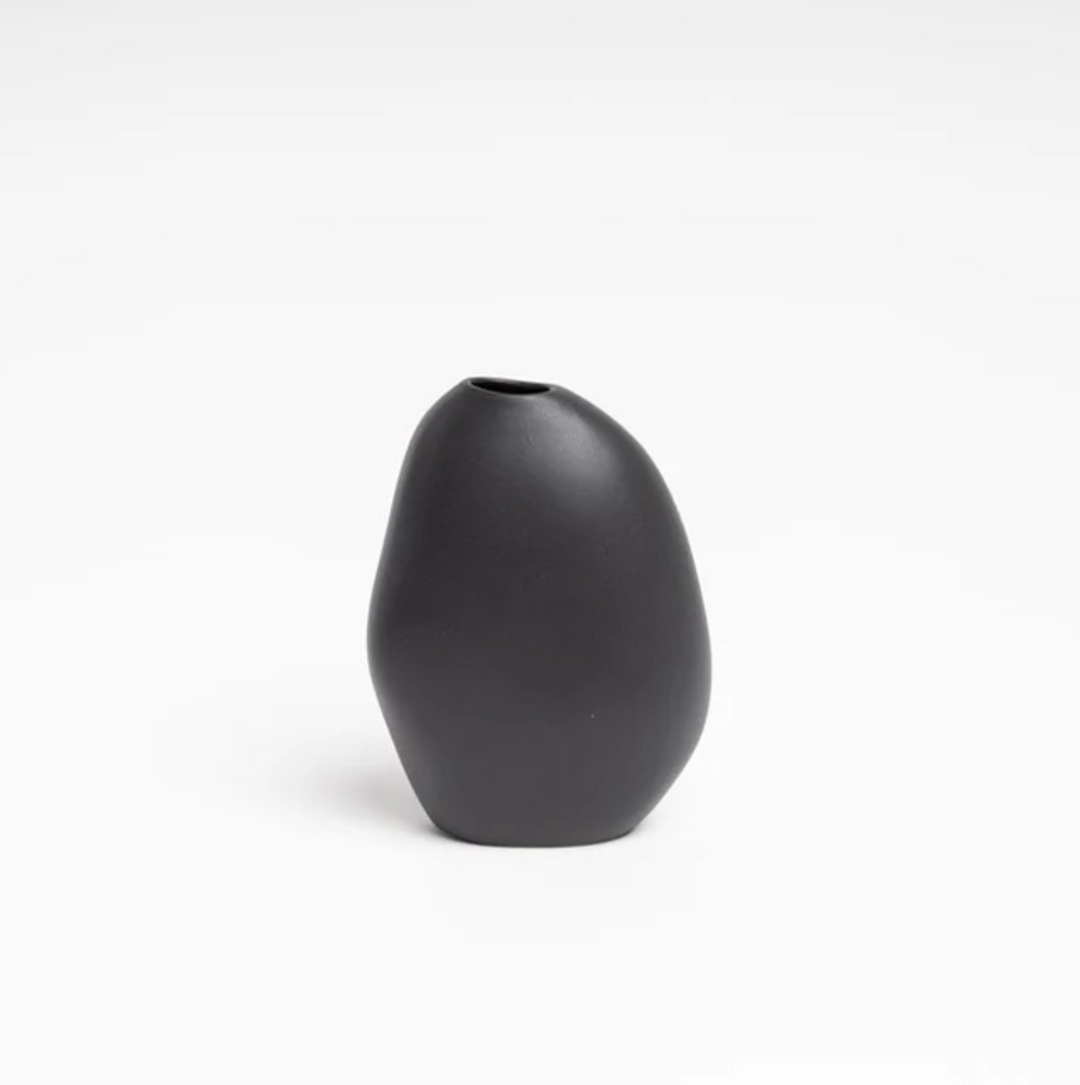 Harmie Vase Stone Black