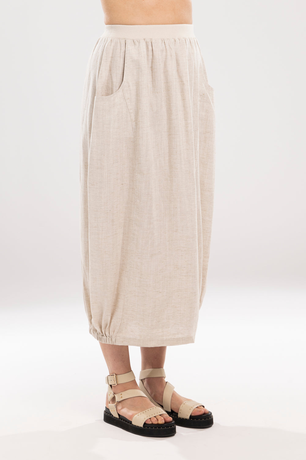 Mi Moso | Ida Barrell Skirt - Linen
