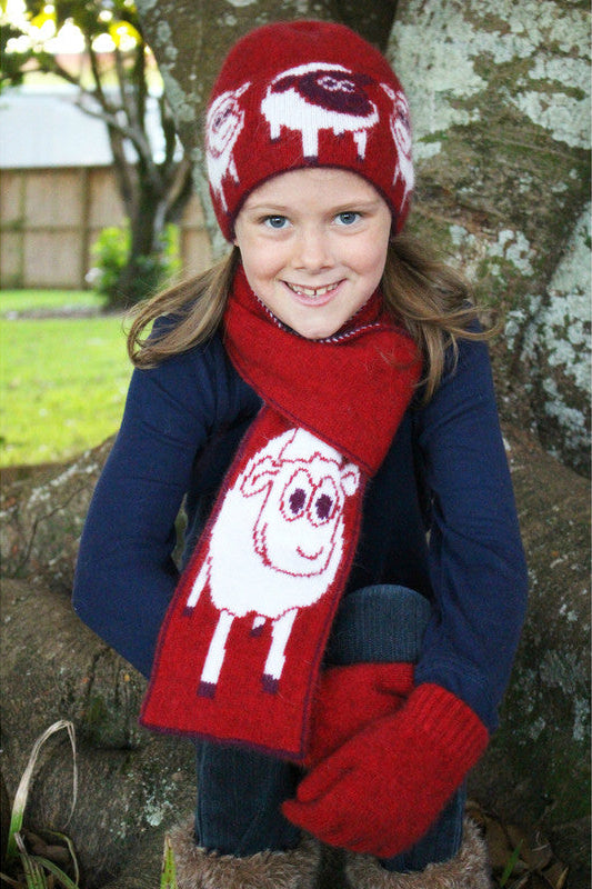 Possum Merino Little Lamby Child's Scarf