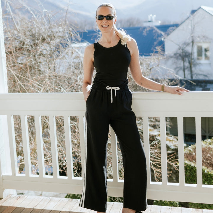 Indiana Pant - Black/Cream
