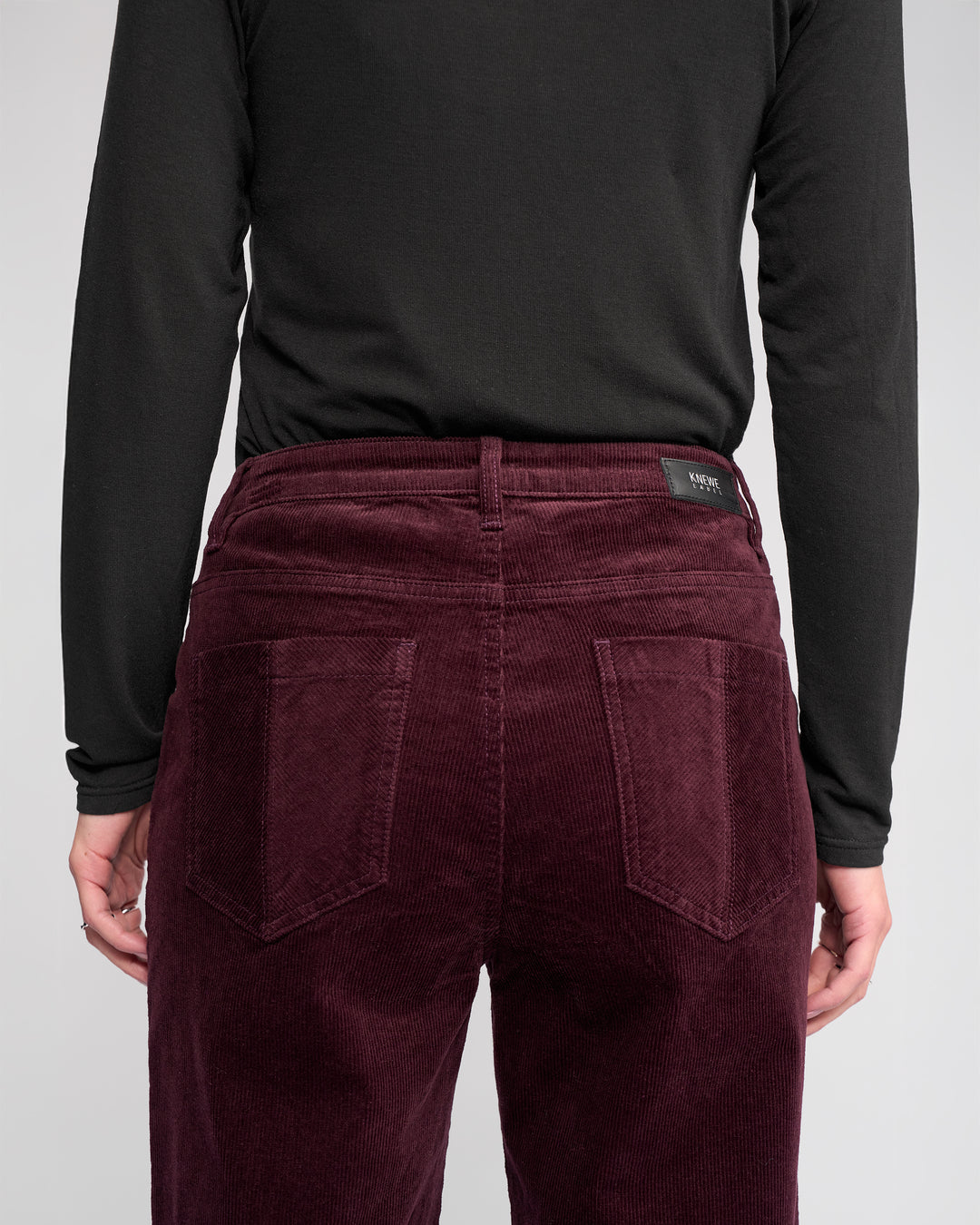 Knewe | Dallas Cord Pant - Raisin - Back