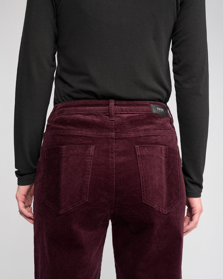 Knewe | Dallas Cord Pant - Raisin - Back