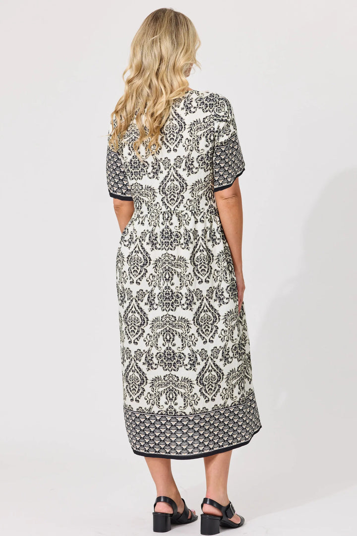 Madonna Dress - Black Persian