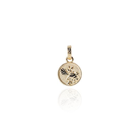 Charm Fantail Coin Dangle (Friendly) - Gold