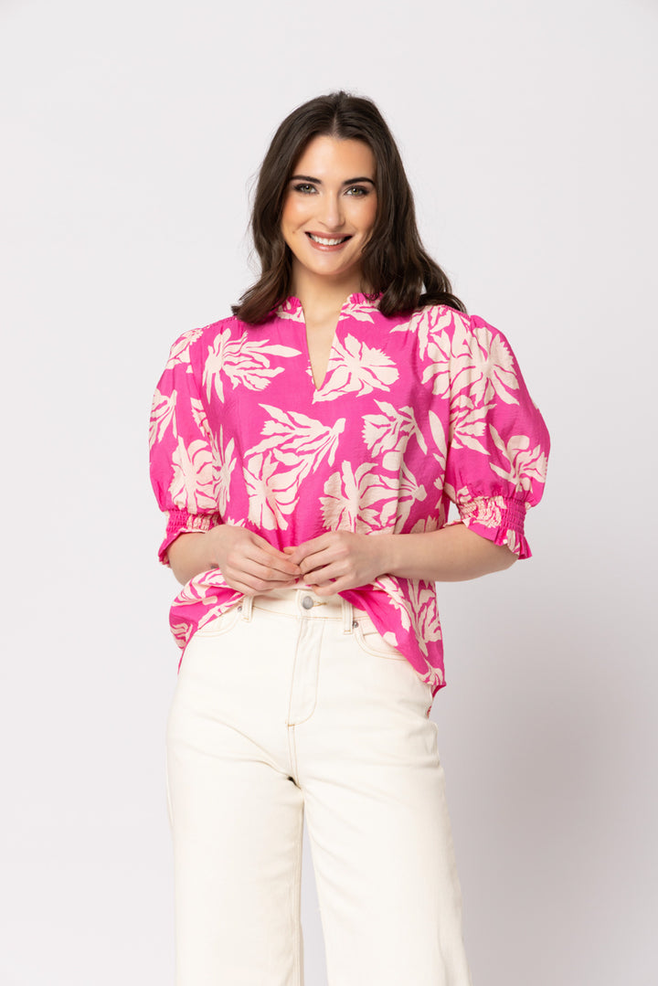 Gifted Top - Pink Splash