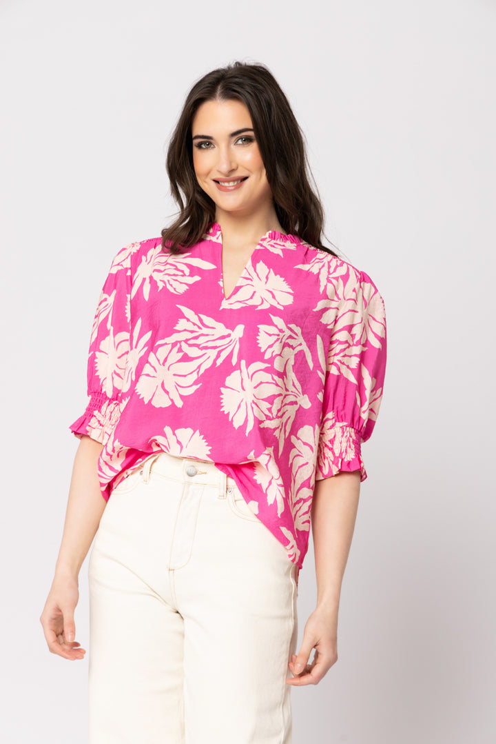 Gifted Top - Pink Splash